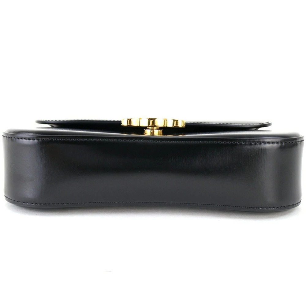 Celine TEEN LOLA Bag Black Shiny Calfskin Handbag Shoulder One - Picture 6 of 11